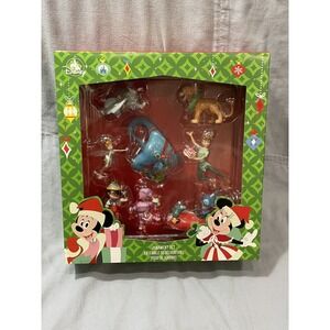NEW Set of 8 Disney Classics Mini Sketchbook Christmas Ornament Stitch Genie Etc